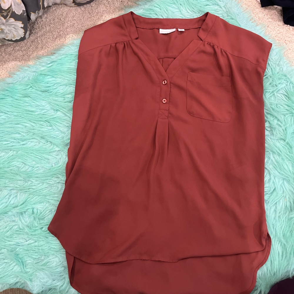 Dark blush top